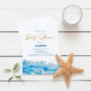 Search for coastal baby shower invitations Elegant