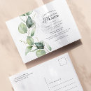Search for eucalyptus leaves bridal shower invitations Botanical