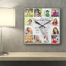 Search for family name clocks Photo collage