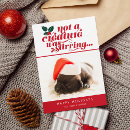 Search for not a creature was stirring holiday cards Cat