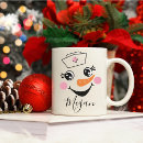 Search for snowman top hat mugs Carrot nose