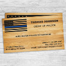 Search for sergeant business cards Thin blue line