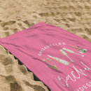Search for bachelorette beach towels Girly