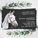 Search for equine business cards Watercolor