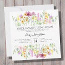 Search for bridesmaids bridal shower invitations Watercolor
