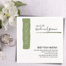 Search for couple fun facts wedding napkins Stylish