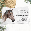 Search for equine business cards Watercolor