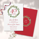 Search for 40th anniversary wedding save the dates 40 years