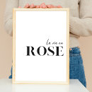 Recherche de amour paris posters Rose