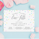 Search for fun 1st birthday invitations Unique
