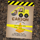 Search for excavator invitations Boy