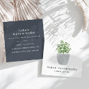 Search for plant business cards Interior decorator