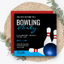 Recherche de partie de bowling invitations Garçons