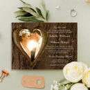 Search for heart tree wedding invitations Fall