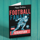 Recherche de football fan birthday birthday cards Rouge