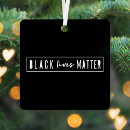 Search for black lives matter ornaments Blm