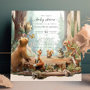 Search for racoon square invitations Woodland animals