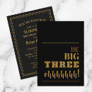 Recherche de thirty anniversaire invitations Black