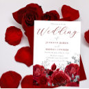 Search for red and silver wedding invitations Flowers