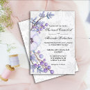 Recherche de pourpre de damassé mariage invitations Élégant