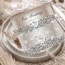 Recherche de diamant de coeur invitations Élégant