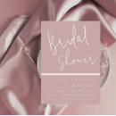 Search for mauve bridal shower invitations Modern