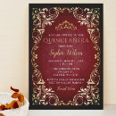 Search for vintage invitations gold
