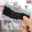Search for iridescent business cards Makeup artist