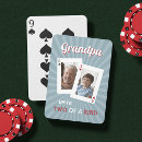 Search for grandpa playing cards for him