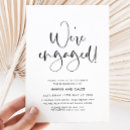 Search for minimal engagement party invitations We're engaged