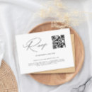 Recherche de qr code mariage cartons réponses Simple minimaliste moderne