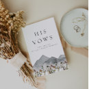 Search for his and hers weddings Vow book