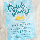 Search for rubber ducky invitations gender neutral