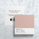 Search for millennial business cards Blush pink