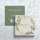 Search for greenery business cards Typography