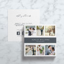 Search for photo collage business cards Feminine