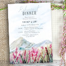 Search for mountain rehearsal dinner invitations The night before