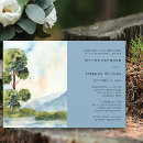 Search for lake rehearsal dinner invitations Watercolor