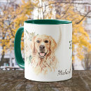 Recherche de golden floral mugs Chien