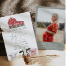 Search for barn baby shower invitations Gender neutral