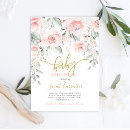 Search for watercolor baby girl shower invitations Blush floral