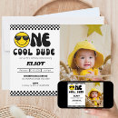 Search for one happy dude birthday invitations Groovy