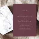 Search for classic monogram wedding invitations Traditional