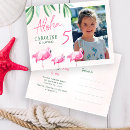 Search for lets flamingle birthday invitations Aloha