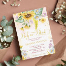 Recherche de fleurs tournesol invitations Future maman
