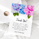Search for hydrangea thank you cards Watercolor