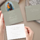Search for moss green wedding invitations Elegant