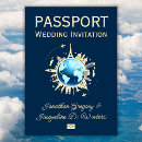 Search for passport wedding invitations Modern