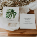 Recherche de feuille verte cartes visite Aquarelle