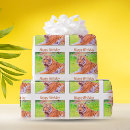 Recherche de anniversaire tigre papier cadeau Vert